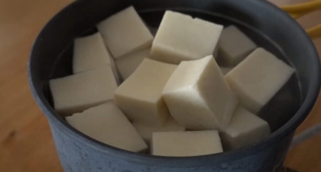 高野豆腐の味噌汁