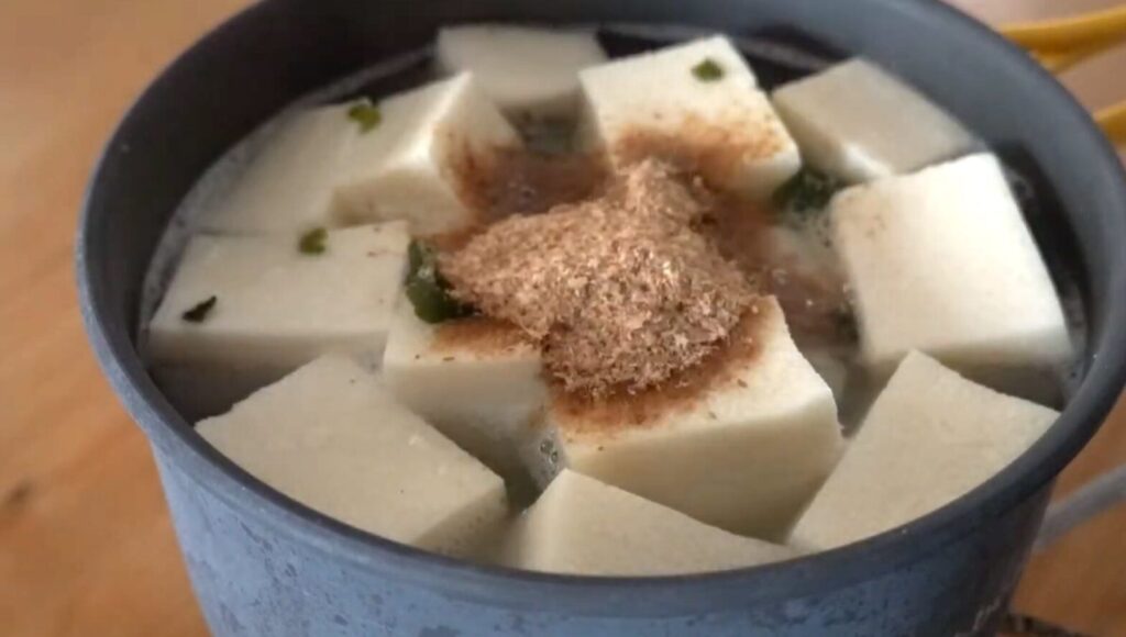 高野豆腐の味噌汁