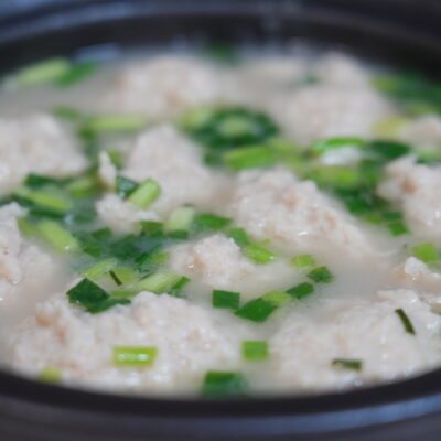 鶏団子の味噌汁