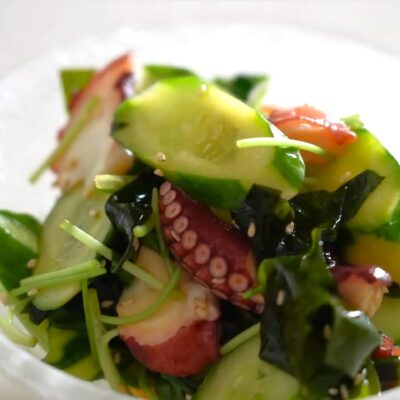 タコときゅうりの酢の物