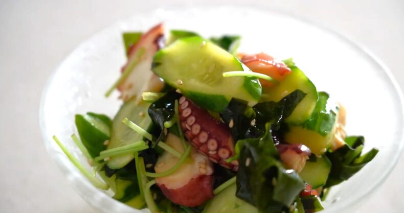 タコときゅうりの酢の物