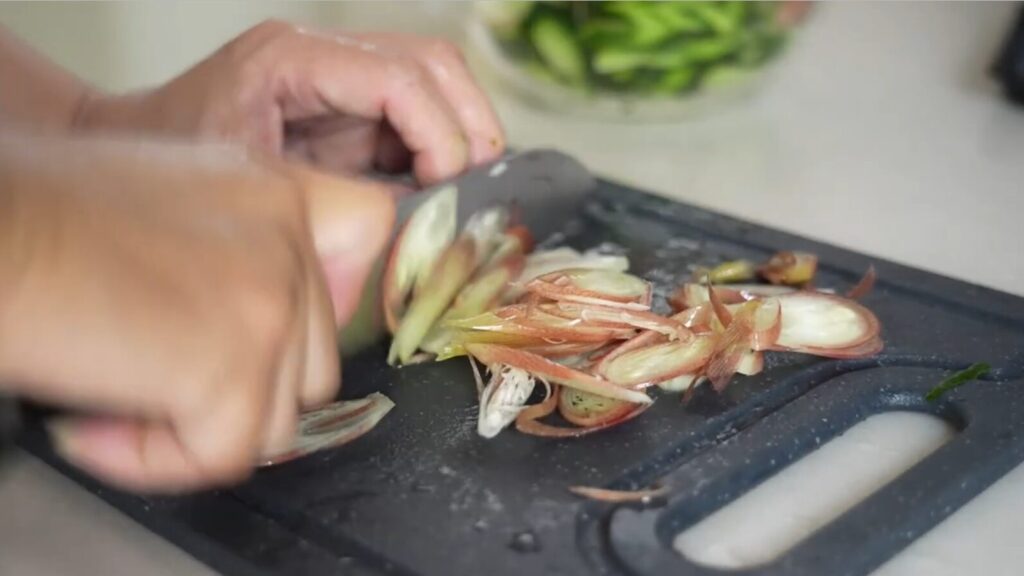 きゅうりとみょうがの漬物