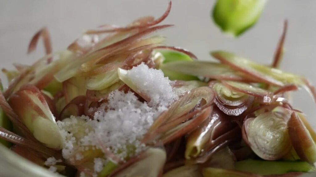 きゅうりとみょうがの漬物