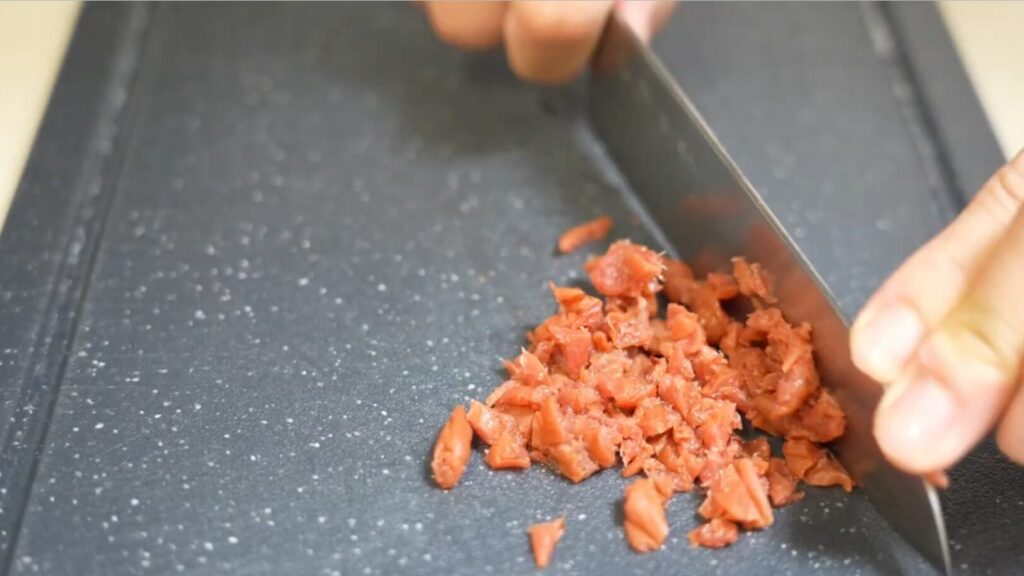 豚肉とチンゲン菜の梅和え