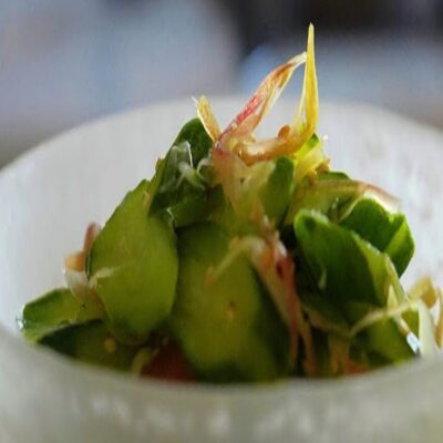 きゅうりとみょうがの漬物