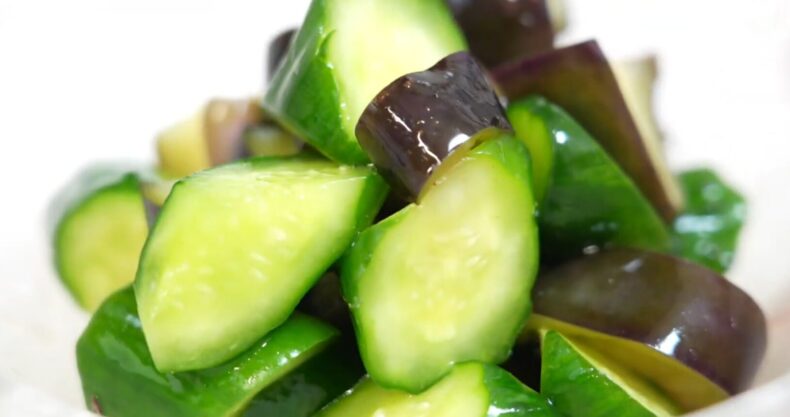 きゅうりとナスの漬物