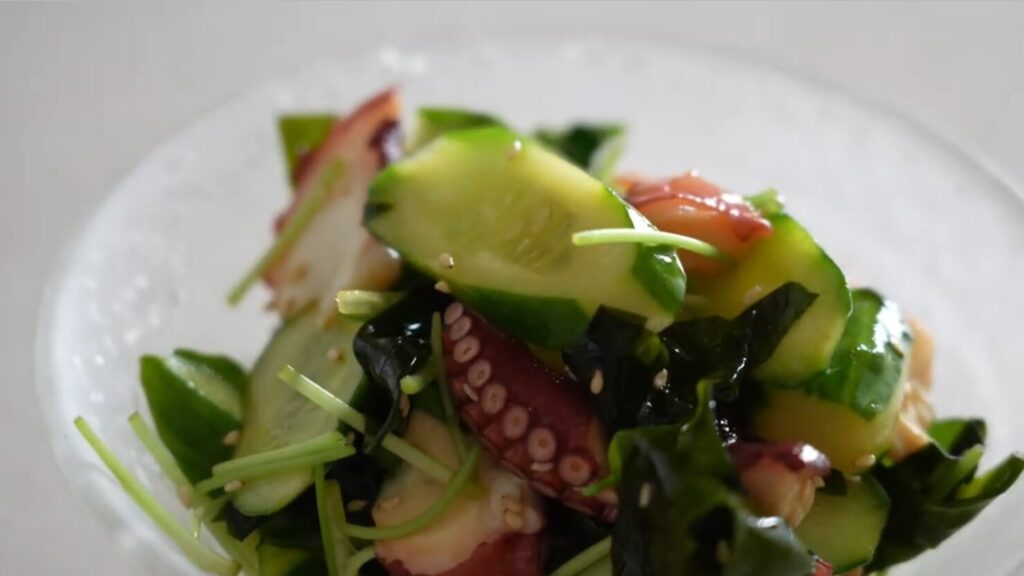 タコときゅうりの酢の物